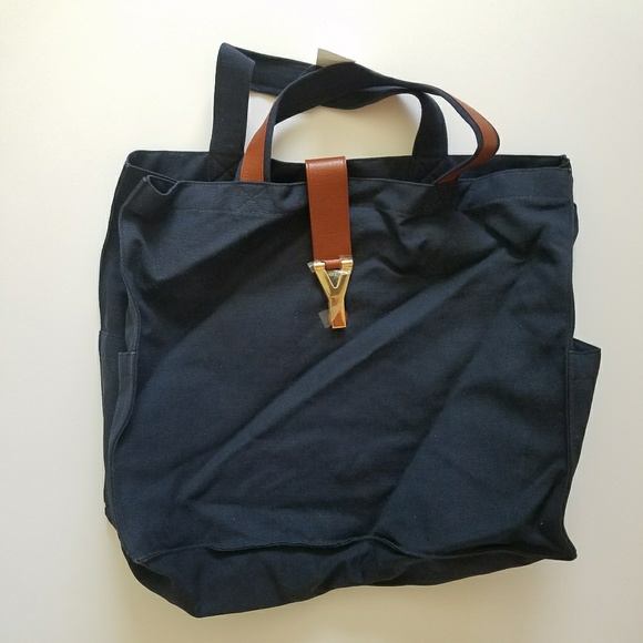 ysl canvas tote bag